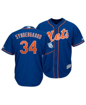 MLB New York Mets (Noah Syndergaard) Men's Replica Baseball Jersey
