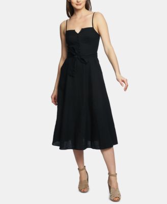 1.STATE - Linen Fit & Flare Sundress