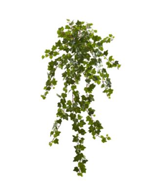 Nearly Natural - 36” Curly Ivy Artificial Hanging Plant (Set of 3)