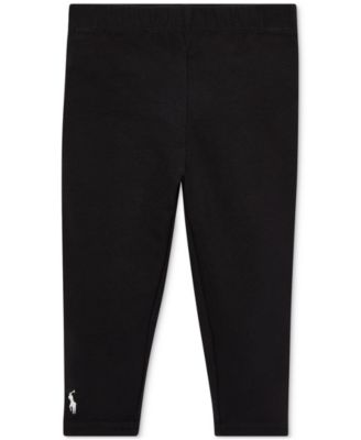 Baby Girls Stretch Cotton Leggings