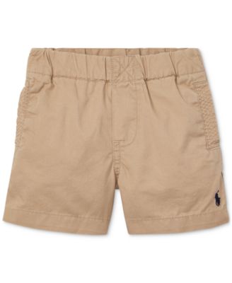 ralph lauren cotton chino pull on short