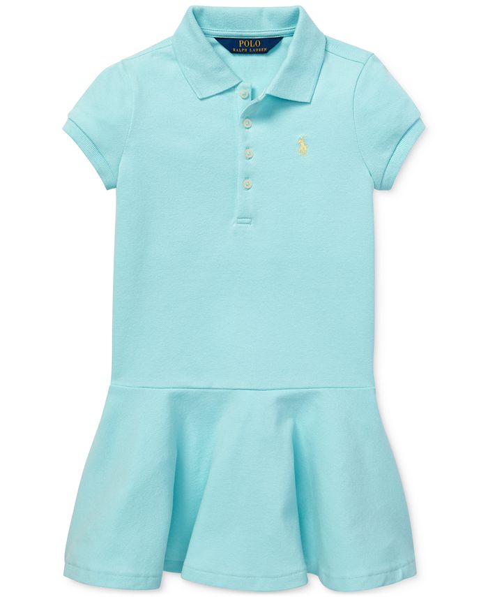 Polo Ralph Lauren Little Girls Polo Dress - Macy's