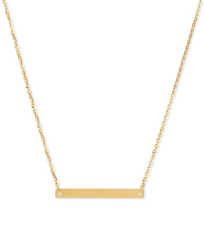 Italian Gold Polished Bar 18