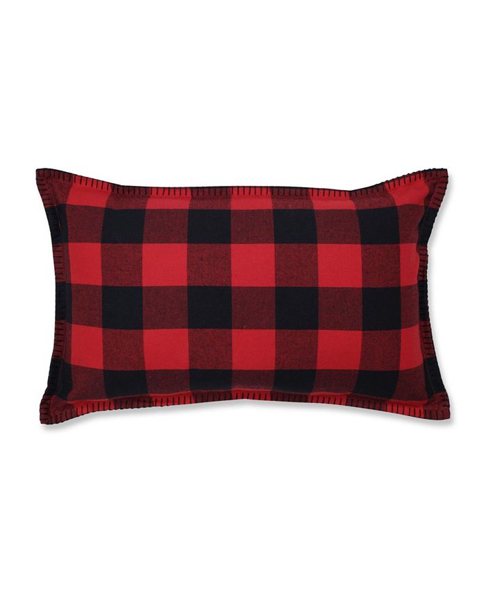 Buffalo plaid lumbar pillow sales