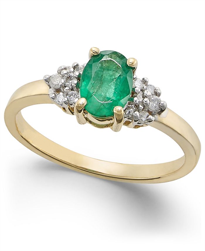 Emerald rings at macy's deals