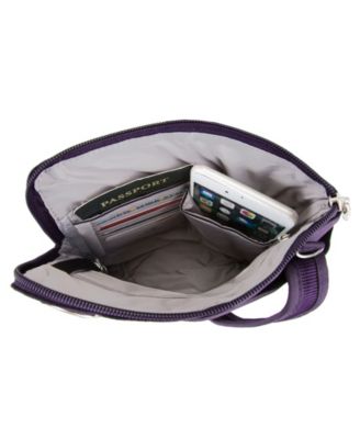 Anti-Theft Classic Slim Double Zip Crossbody