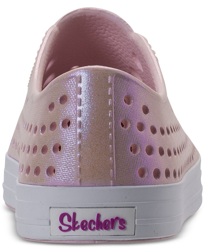 Skechers Little Girls' Guzman 2.0 - Aqua Shimmers Casual Sneakers from ...