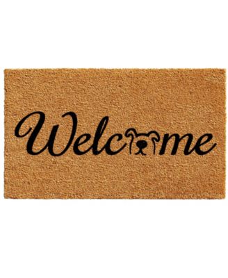 Home & More - Doggie Welcome 17" x 29" Coir/Vinyl Doormat