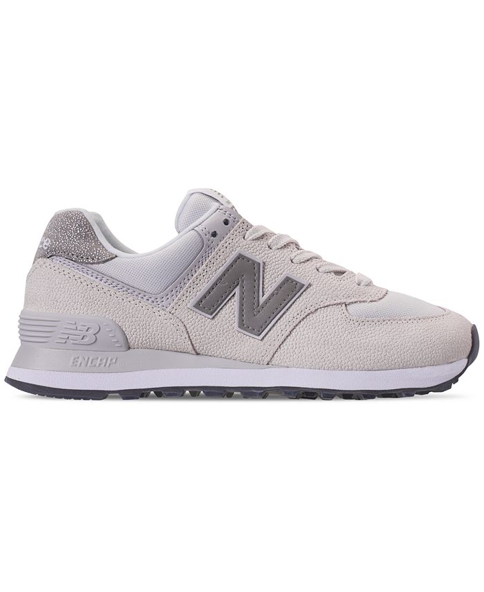New Balance Women's 574 Pebbled Casual Sneakers from Finish Line - Macy's