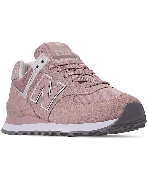 New Balance Women's 574 Pebbled Casual Sneakers from Finish Line ...