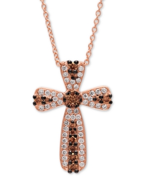image of Le Vian Chocolatier Diamond Cross 18