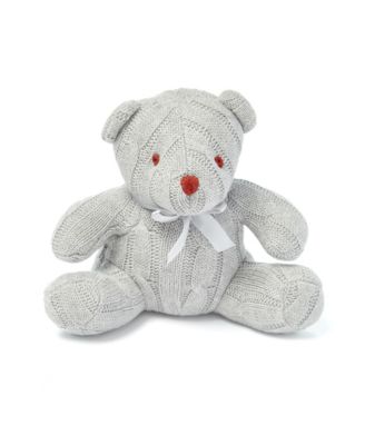 Baby Boys or Baby Girls Cable Knit Snuggle Bear