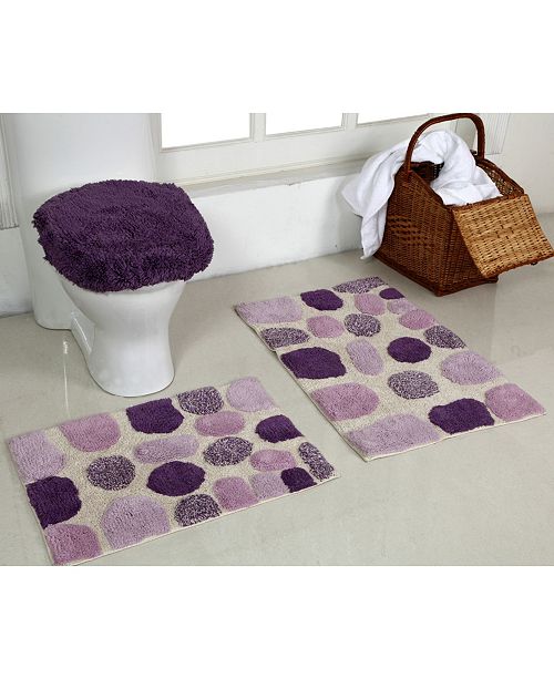 Better Trends 3 Piece River Rocks Bath Mat Set Reviews Bath