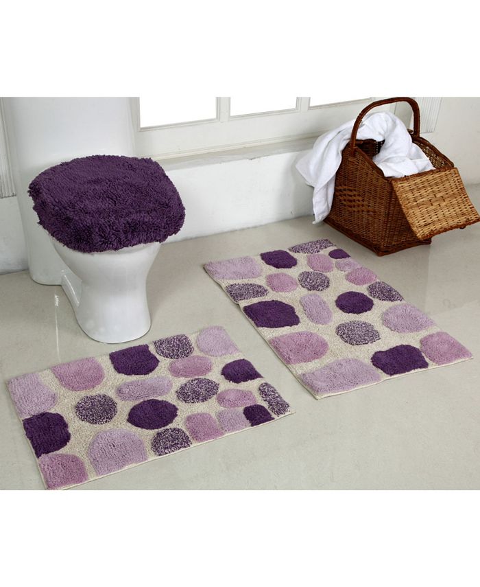 Better Trends 3 Piece River Rocks Bath Mat Set Macy's