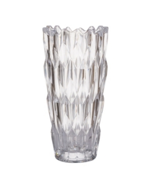 Shop Ab Home Livie Pique Vase, Short In Clear