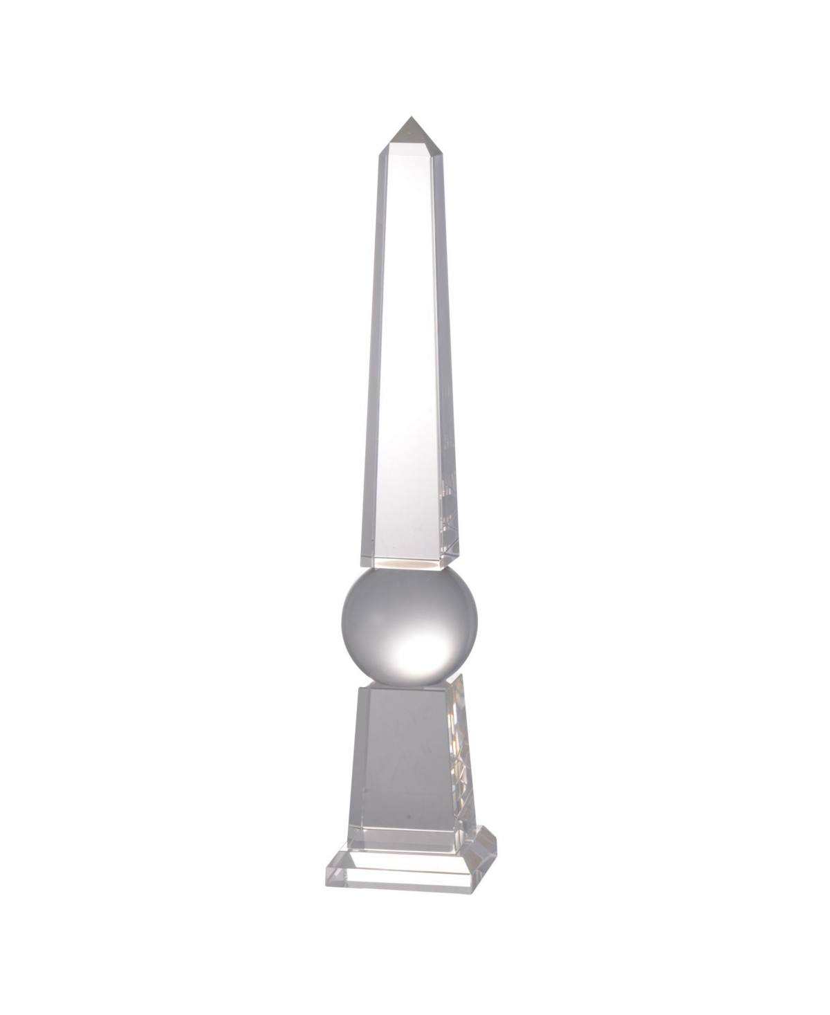 Ab Home 21" Obelisk In Clear