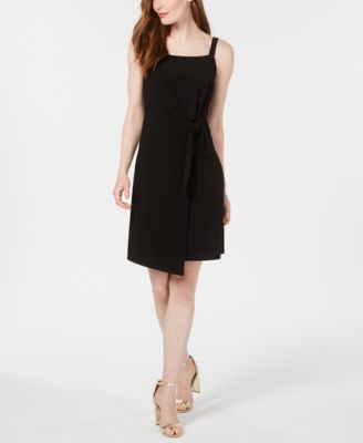 macys petite black dresses