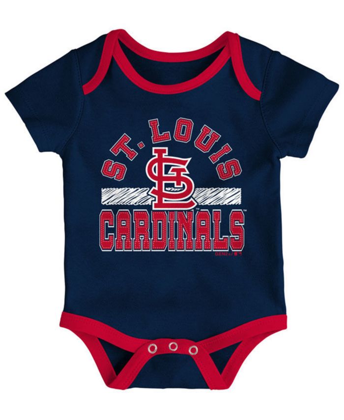 Outerstuff Baby St. Louis Cardinals Newest Rookie 3 Piece Bodysuit Set & Reviews - Sports Fan Shop By Lids - Men - Macy's