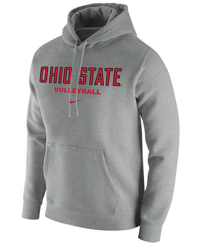Nike Men's Ohio State Buckeyes Core Volleyball Hooded Sweatshirt Macy's