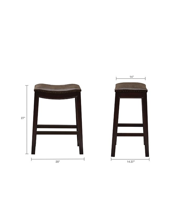 Furniture Belfast Saddle Counter Stool Macy's