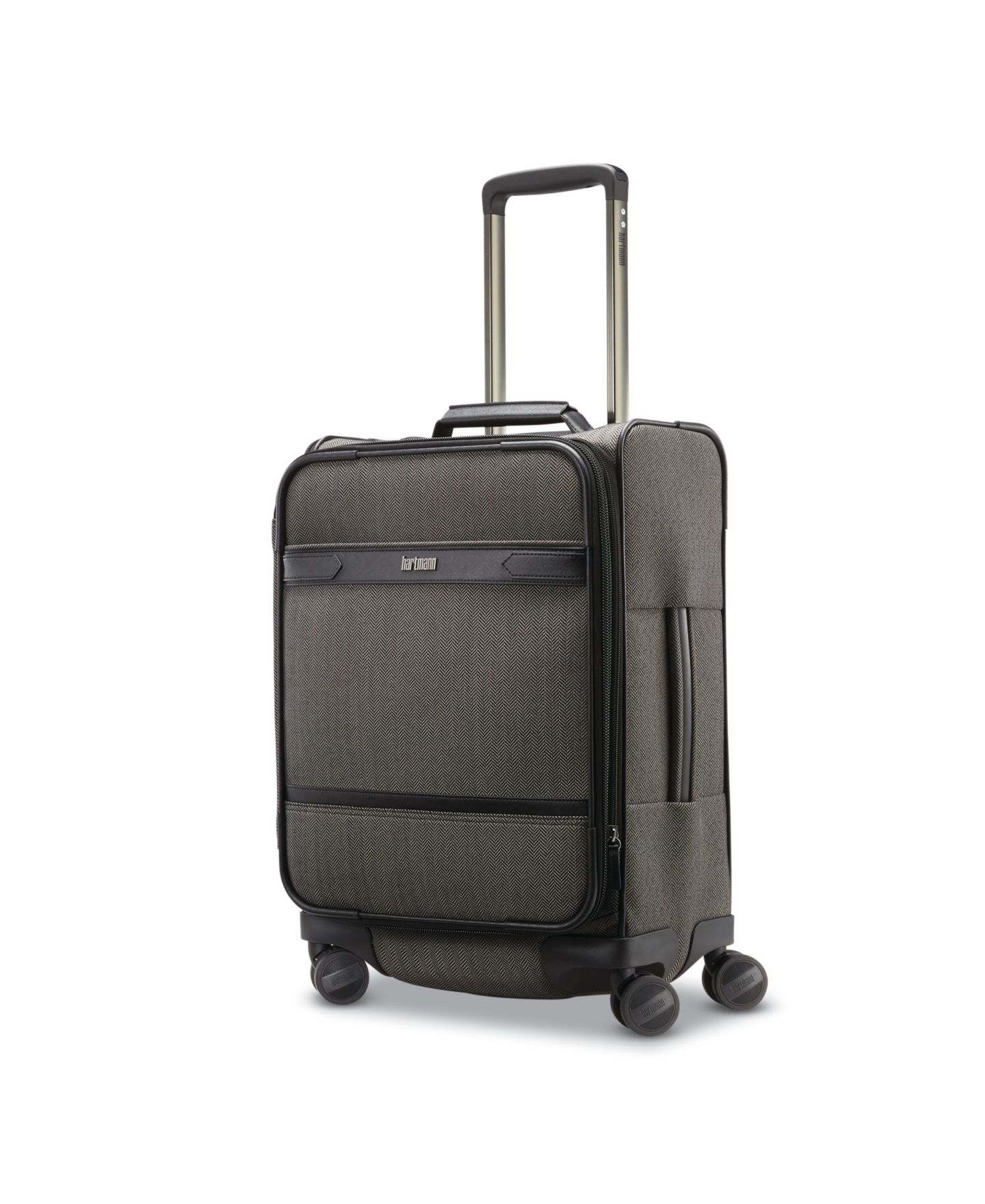 Чемодан Hartmann Herringbone DLX Small Carry-on Spinner, цвет: Чёрный — фото 1