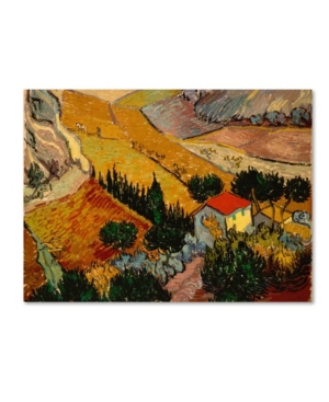 Trademark Global Vincent Van Gogh 'landscape With House' Canvas Art In Multi