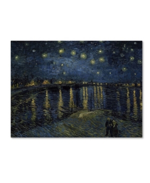 Trademark Global Vincent Van Gogh 'the Starry Night Ii' Canvas Art In Multi