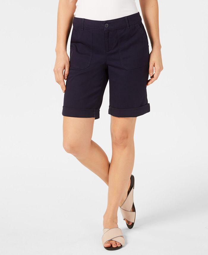 Charter Club Utility Pocket Cuffed Shorts Created for Macy s Macy s