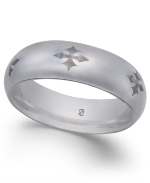 image of Men-s Contrasting Design Cobalt Ring