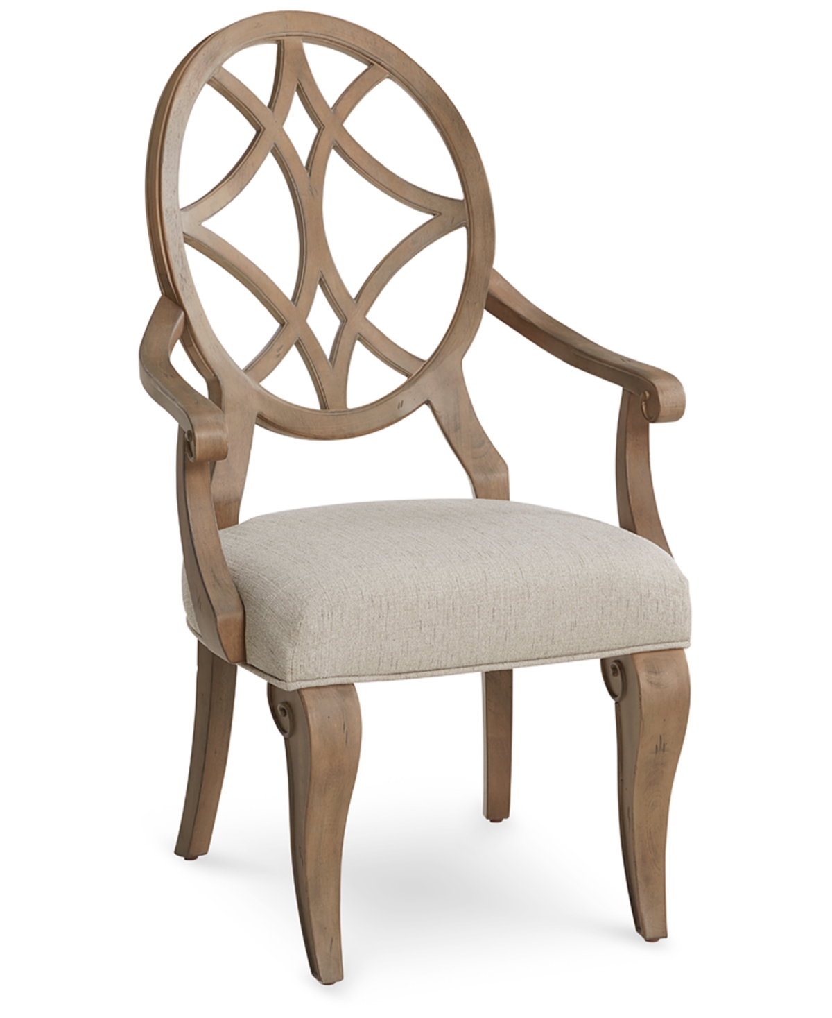 Jasper County Stately Brown Arm Chair