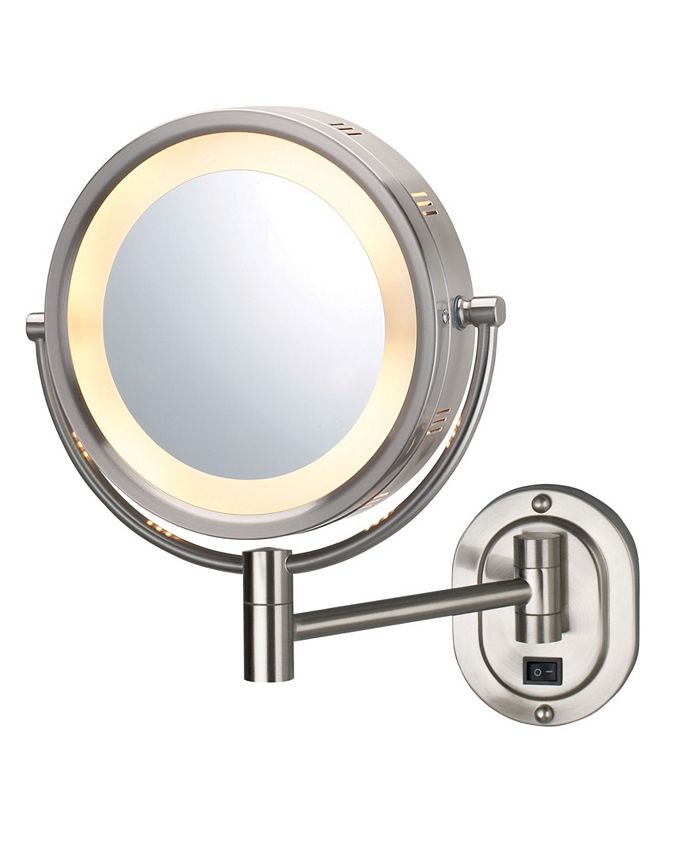 Jerdon The HL165ND 8" Lighted Wall Mount Direct Wire Makeup Mirror Macy's