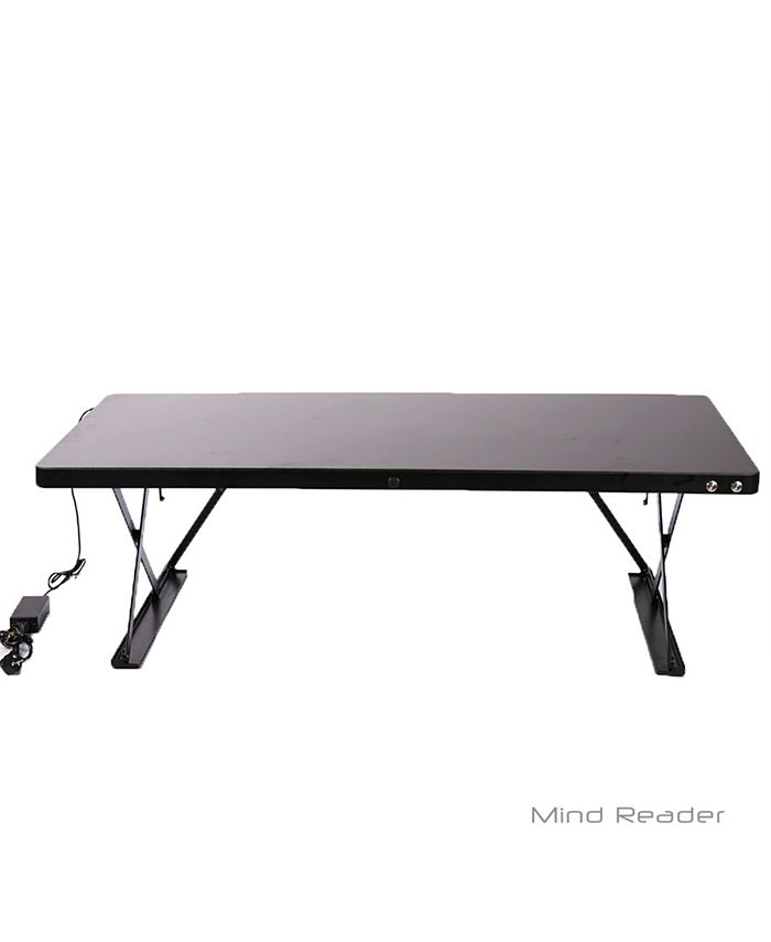 Mind Reader Electric Powered Adjustable Standing Desk with Color Coded