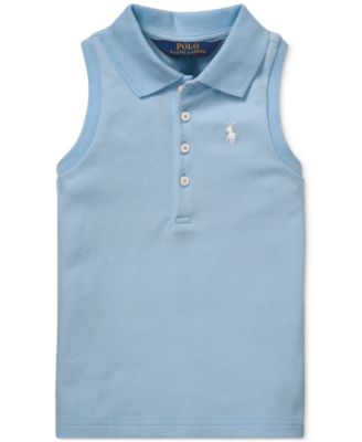 polo ralph lauren cotton sleeveless polo shirt