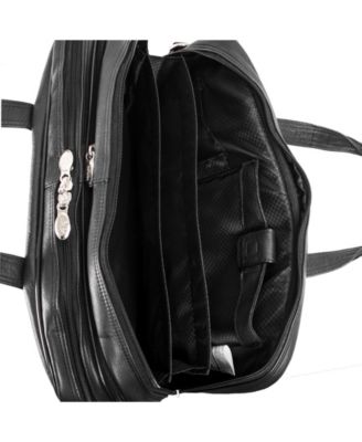West Loop Expandable Double Compartment Briefcase