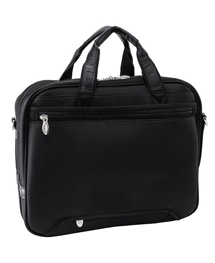 McKlein Pearson Expandable Double Compartment Laptop Briefcase Macy's