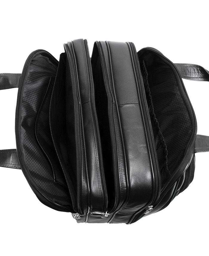McKlein EASTWARD U Series Nylon Briefcase, Laptop Compatible, Black