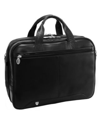 Pearson Expandable Double Compartment Laptop Briefcase
