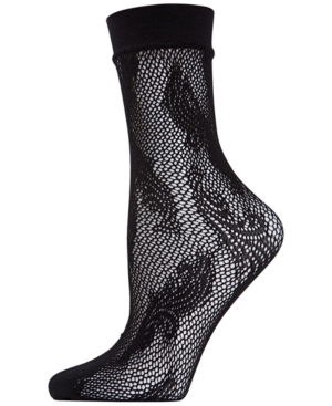 image of Natori Women-s Plume Net Crew Socks