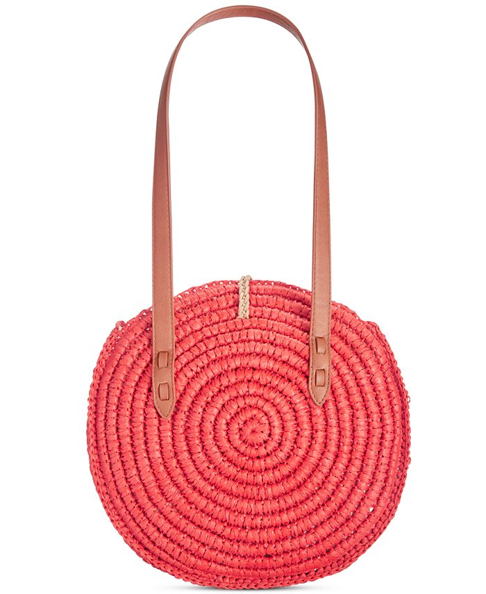 INC International Concepts INC Straw Circle Tote, Created for Macy's