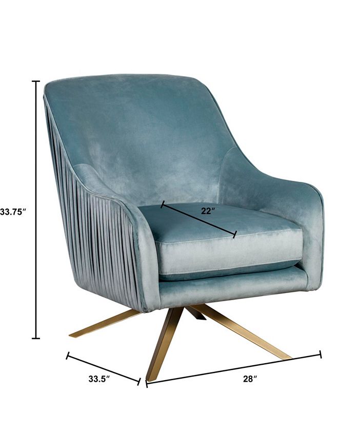Elle Decor Elle Décor Jolie Swivel Lounge Chair, Quick Ship Macy's