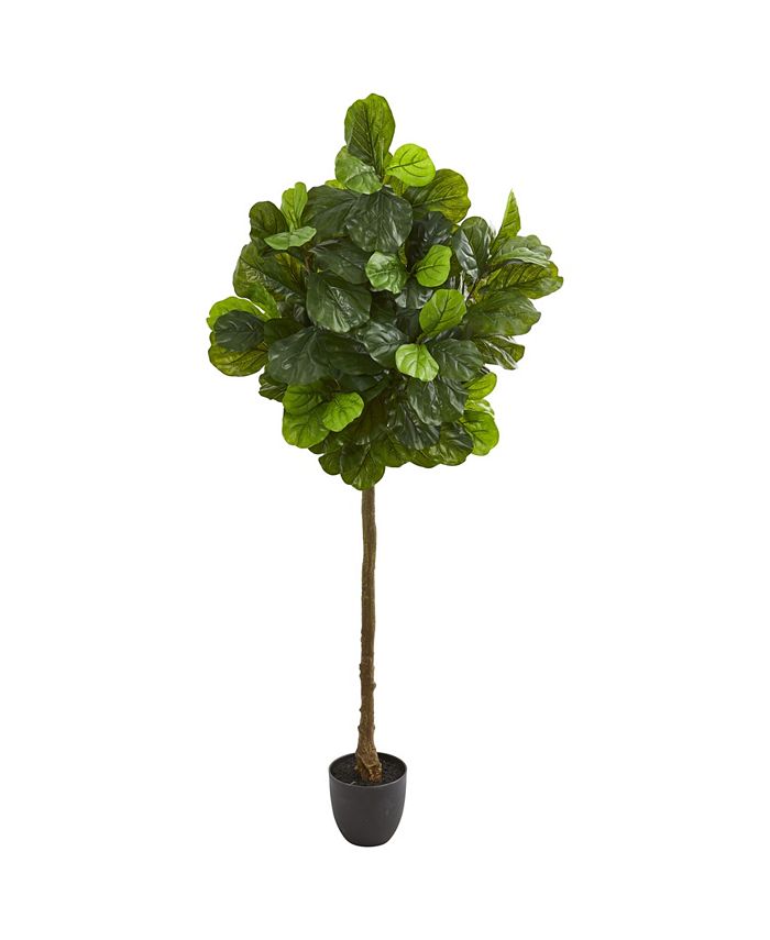 Nearly Natural - 6’ Fiddle Leaf Artificial Tree (Real Touch)