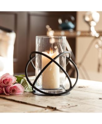 Danya B Large Metal And Glass Orbits Hurricane Candleholder - Macy's