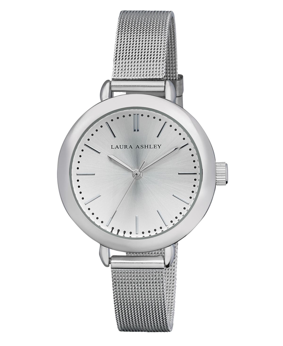 Ladies' Silver Mesh Watch - Silver
