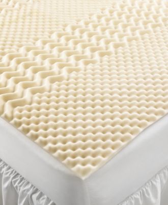 Home Design 5 Zone Memory Foam Mattress Toppers  Mattress 