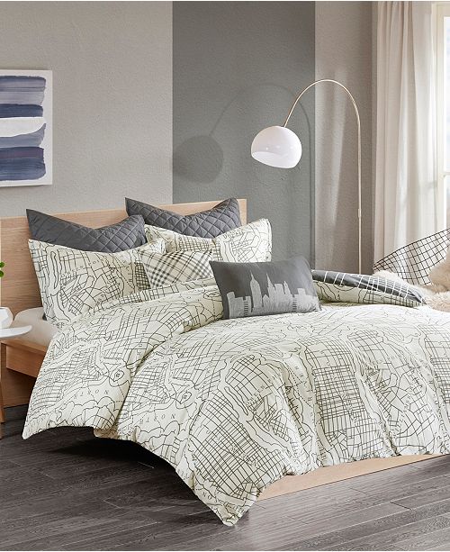 Jla Home Urban Habitat Manhattan Full Queen Reversible 7 Piece