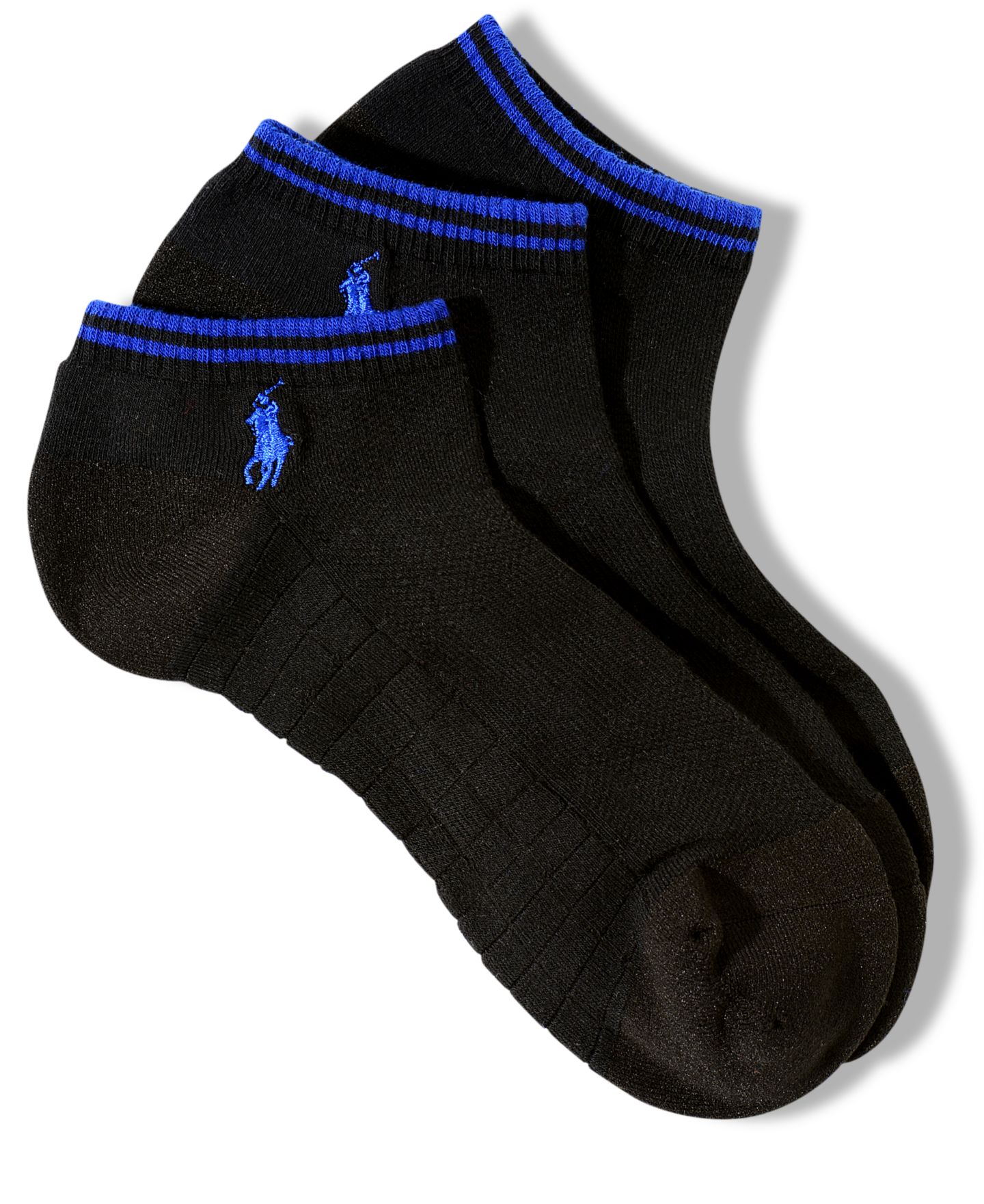 Носки Performance для мужчин, 3 шт. — Polo Ralph Lauren, цвет: Чёрный — фото 1