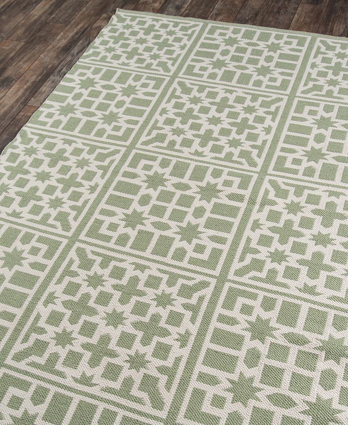 Madcap Cottage Palm Beach Lake Trail Green 8'6" x 11'6" Indoor/Outdoor