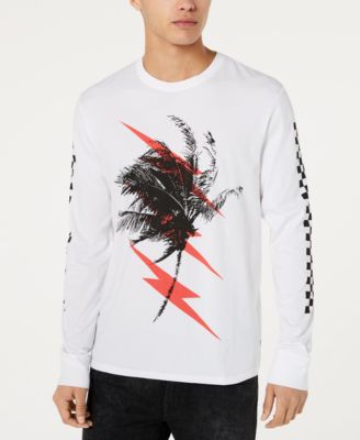 GUESS - Men's Palm Lightning Graphic Shirt