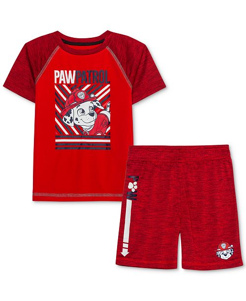 Nickelodeon Toddler Boys Paw Patrol Hero Ready 2 Pc T Shirt