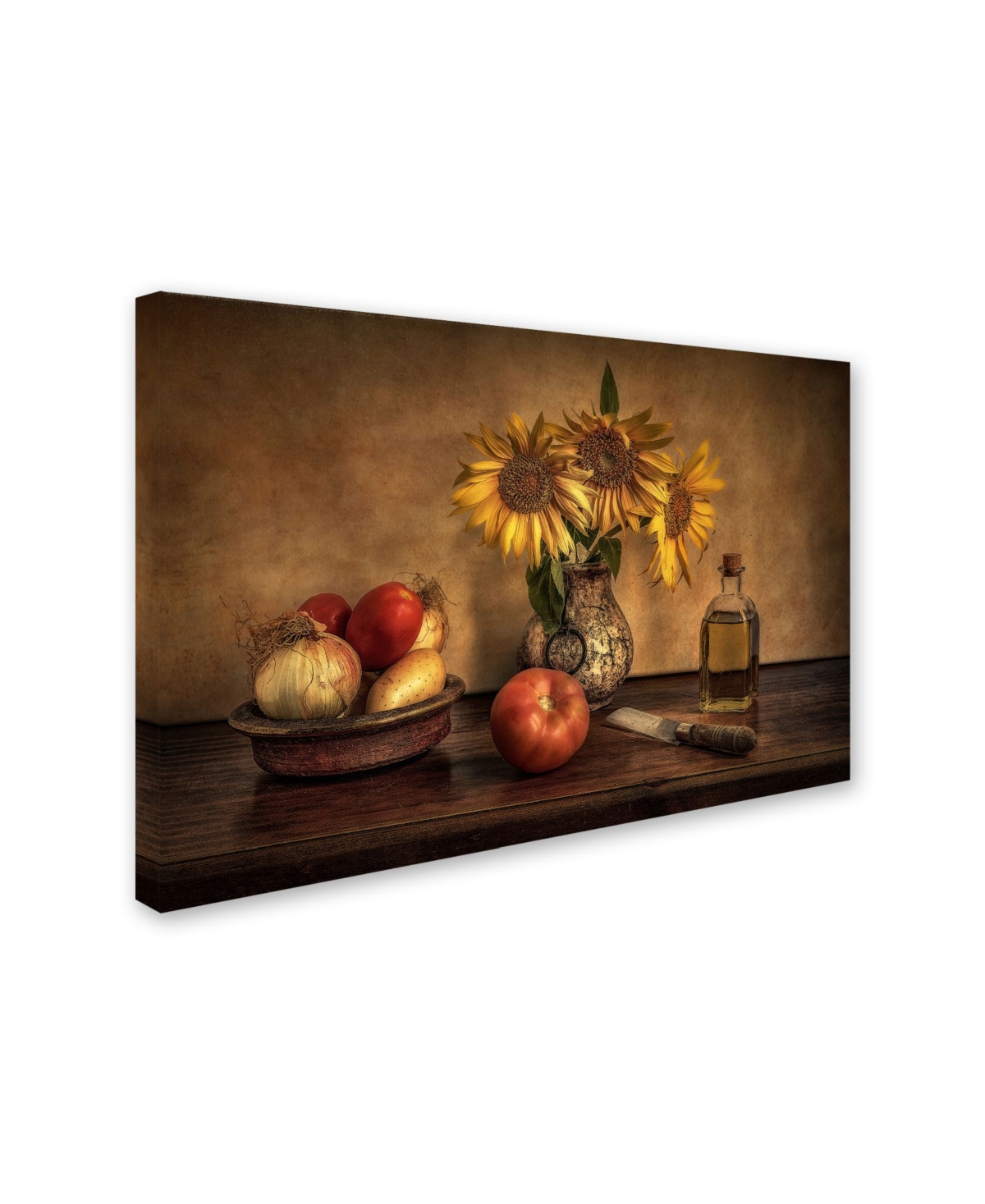 Juan Luis Seco 'Girasoles En La Cocina' Canvas Art - 2